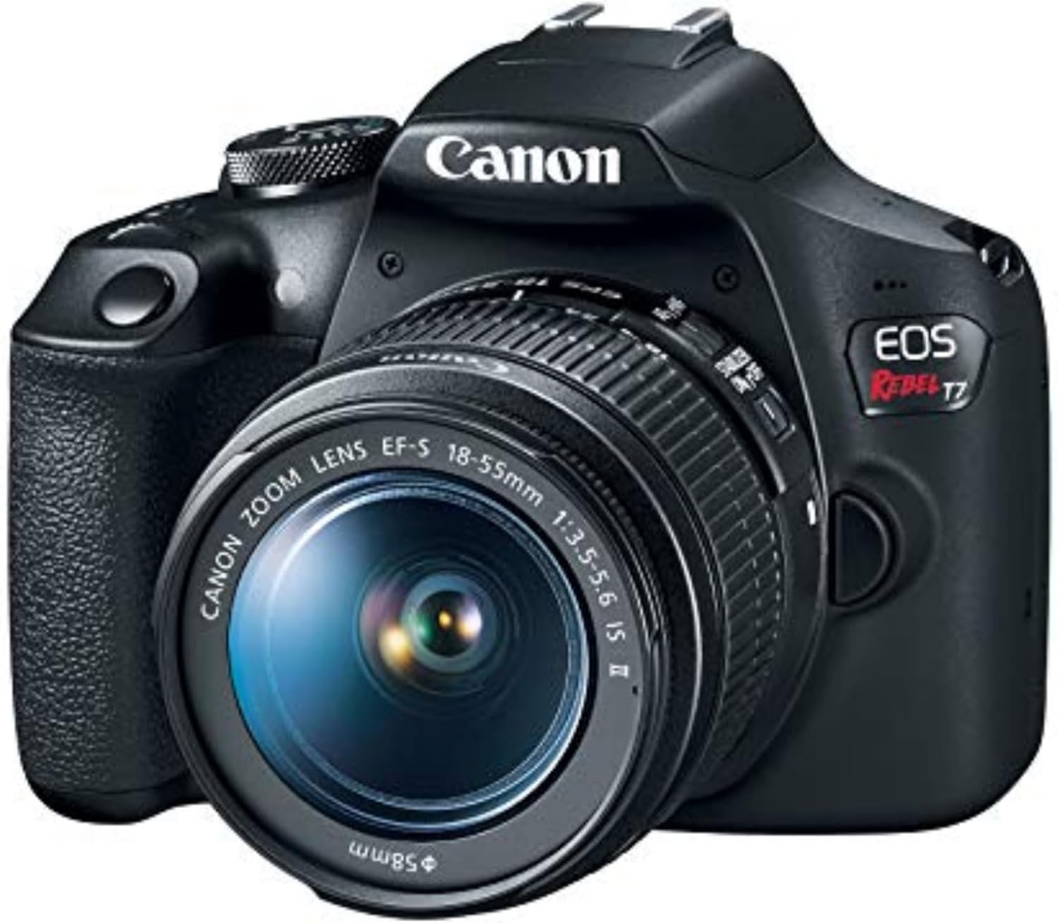 Canon EOS Rebel T7 DSLR Camera with 18-55mm Lens thumbnail