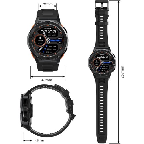 CARBINOX X-Ranger Smart Watch (Answer/Make Calls) thumbnail