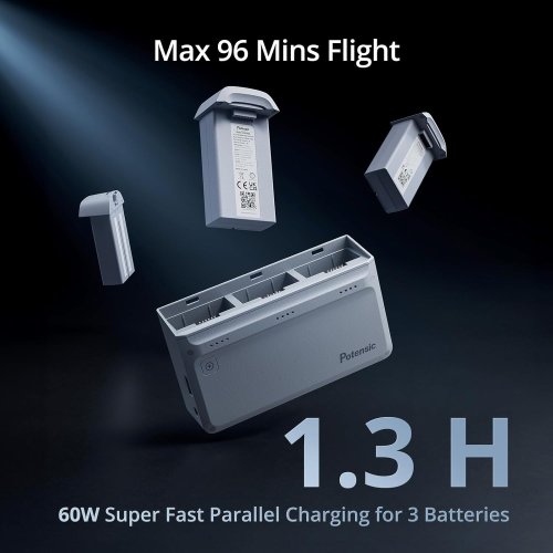 Potensic ATOM 3-Axis Gimbal 4K GPS Drone, Under 249g, 96 Mins Flight thumbnail