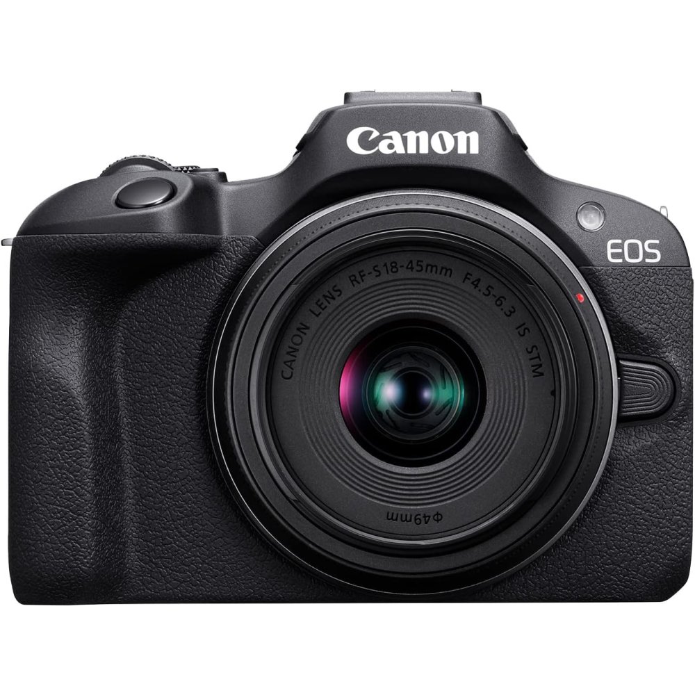 Canon EOS R100 Mirrorless Camera RF-S18-45mm F4.5-6.3 is STM Lens Kit