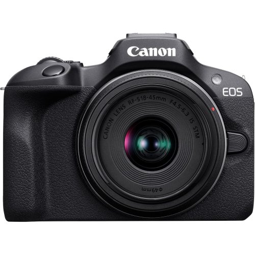 Canon EOS R100 Mirrorless Camera RF-S18-45mm F4.5-6.3 is STM Lens Kit