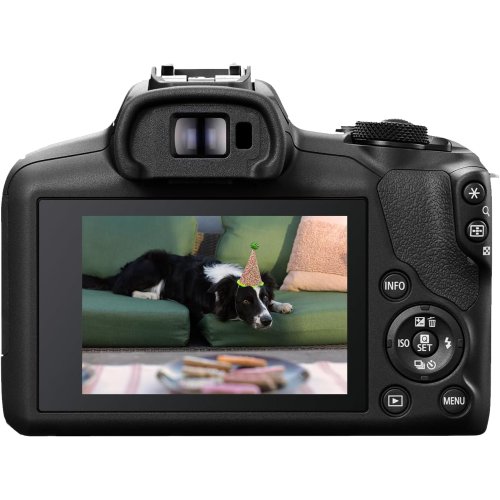 Canon EOS R100 Mirrorless Camera RF-S18-45mm F4.5-6.3 is STM Lens Kit thumbnail
