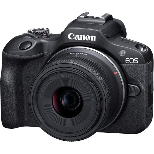 Canon EOS R100 Mirrorless Camera RF-S18-45mm F4.5-6.3 is STM Lens Kit thumbnail
