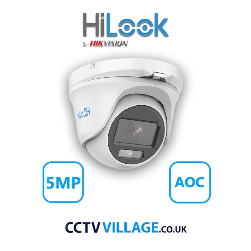HiLook 5MP CCTV System four cameras with audio 1TB thumbnail