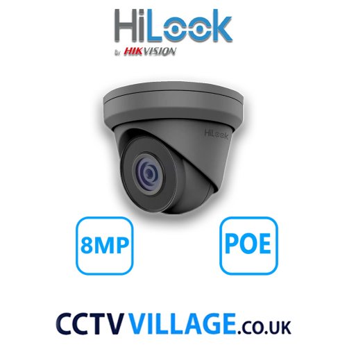 HiLook 8MP IP CCTV System four cameras  with audio 4TB thumbnail