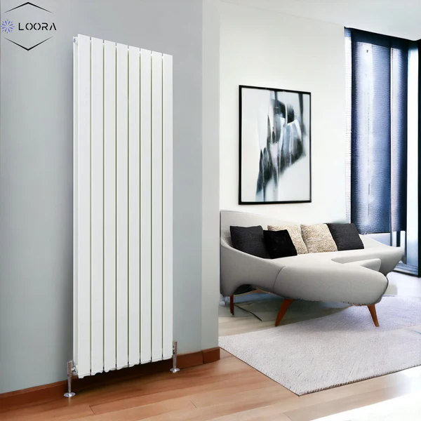 Vertical Designer Flat Panel Tall Home Radiator 1800x560mm Double White & Anthracite