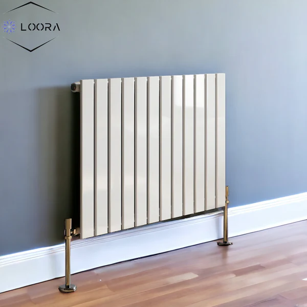 Horizontal Designer Flat Panel Wall Home Radiator 600x1050mm Single White & Anthracite