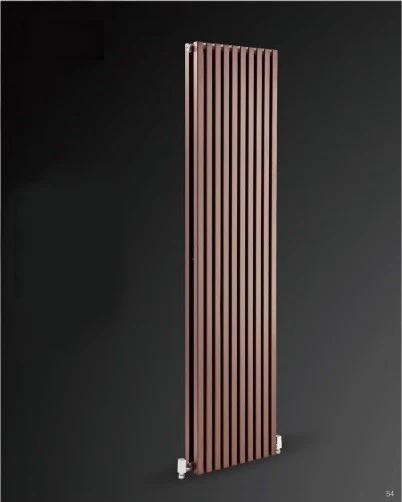Vertical Designer Square Double Panel Tall Home Radiator 1800x450mm Bronze