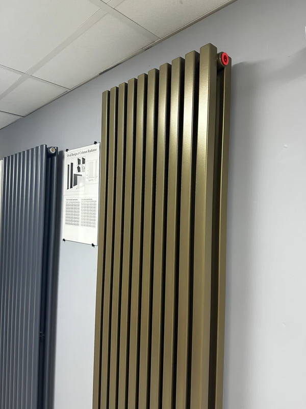 Vertical Designer Square Double Panel Tall Home Radiator 1800x450mm Bronze thumbnail
