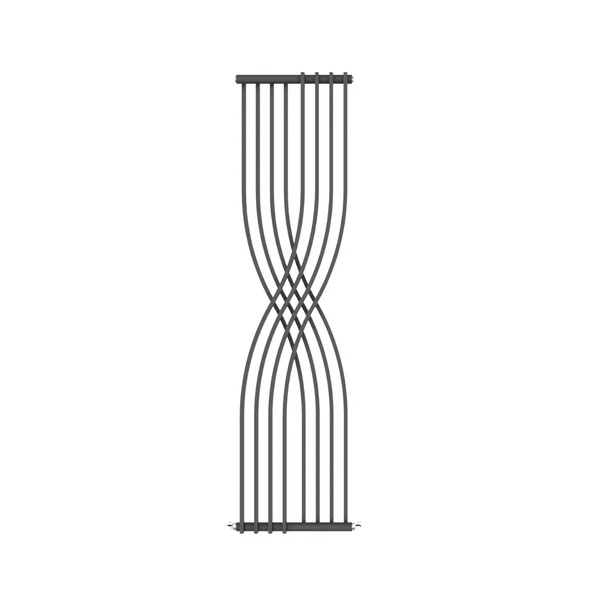 LOORA X Designer Tall Home Radiator 1800x550mm Anthracite thumbnail