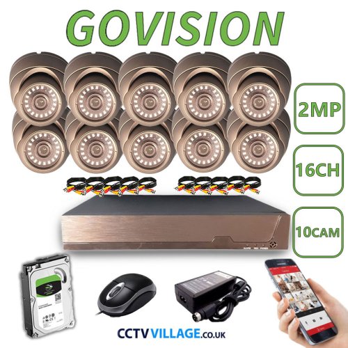 Govision 5MP CCTV System with 16CH DVR thumbnail