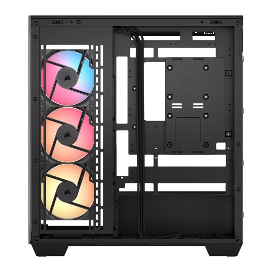 CORSAIR 3500X RS-R ARGB Black Tempered Glass Mid Tower PC Case thumbnail