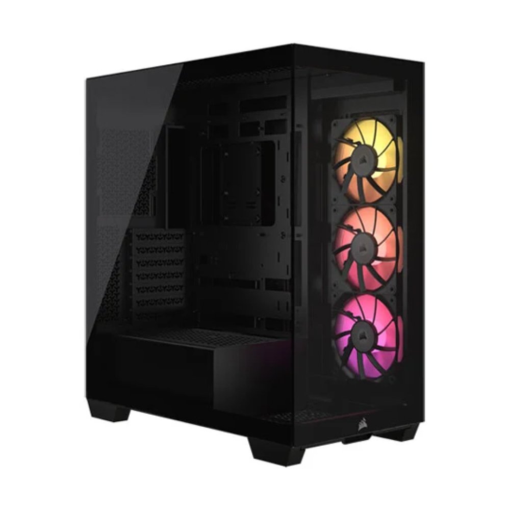 CORSAIR iCUE LINK 3500X RGB Tempered Glass Mid-Tower PC Case Black