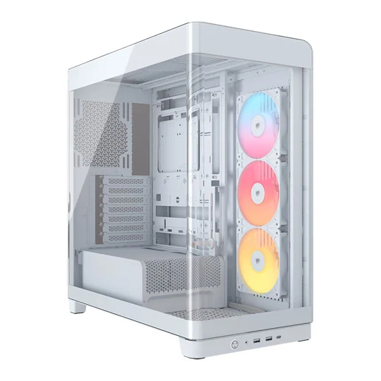 CORSAIR Frame 4500X RS-R (2025) ARGB White Tempered Glass Modular