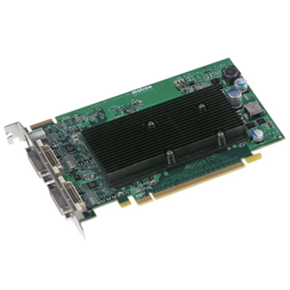 Matrox M9120-E512F PCIe x16 DualHead, 1920x1200 digital; 2048x1536 analog, Passive cooling