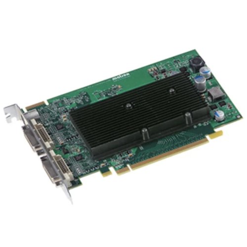 Matrox M9120-E512F PCIe x16 DualHead, 1920x1200 digital; 2048x1536 analog, Passive cooling