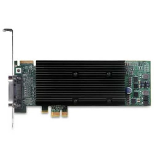 512Mb Matrox M9120-E512LAU1F PCIe x1 Low Profile DualHead, 1920x1200 digital/analog, Passive cooling
