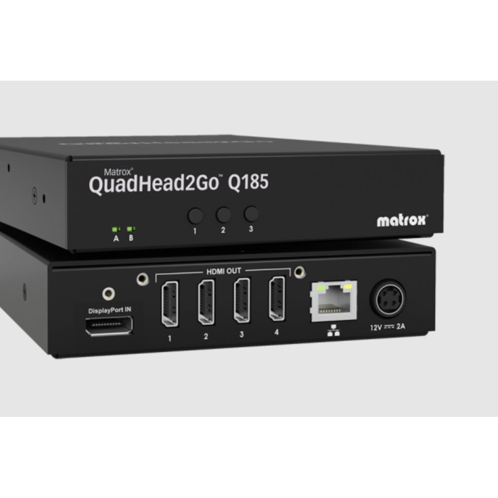 Matrox Q2G-DP4K QuadHead2Go Multi-Monitor Controller