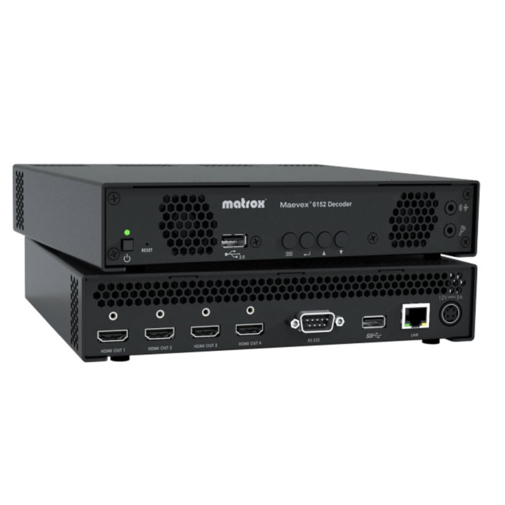 Matrox Maevex 6152 Quad 4K HDMI Decoder