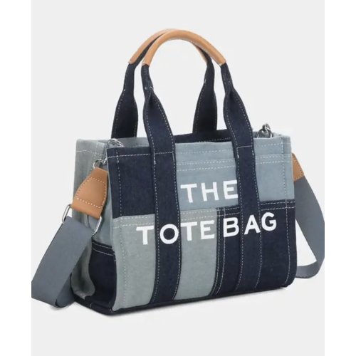 DENIM BLUE MEDIUM TOTE BAG
