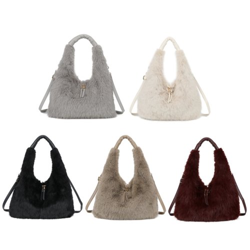 Fluffy Large Hobo Bag thumbnail