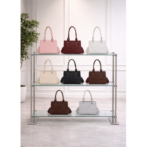 Designer Embossed Tote Shoulder Handbag thumbnail