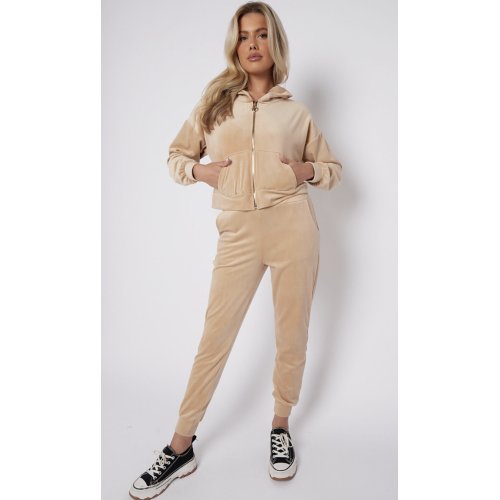 Studded Juicy Print Velour Tracksuit