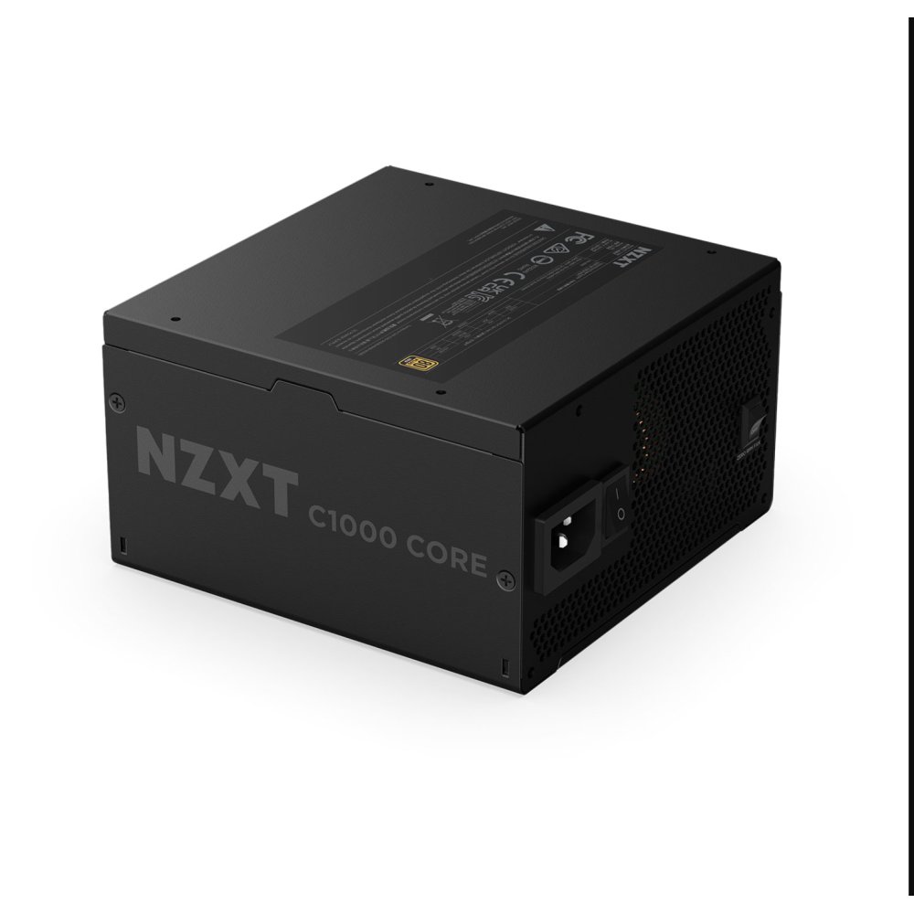 NZXT C1000 Gold Core Series Black 80PLUS Gold PCIe 5.1 ATX3.1 Power Supply EU Plug
