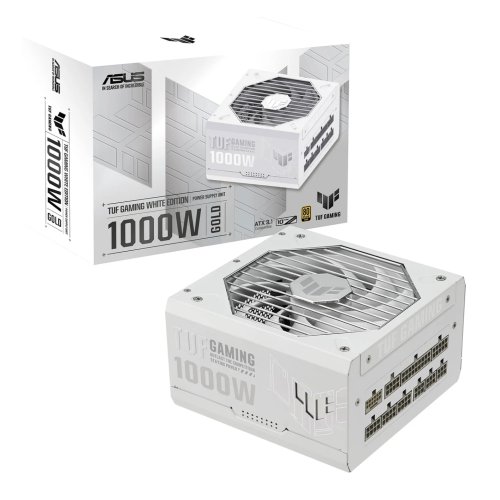 ASUS TUF Gaming White Edition 1000W 80+ Gold PCIE 5.0 Power Supply ATX3.0