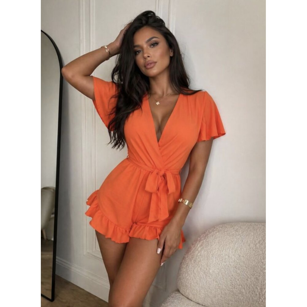Wrap Belted Playsuit