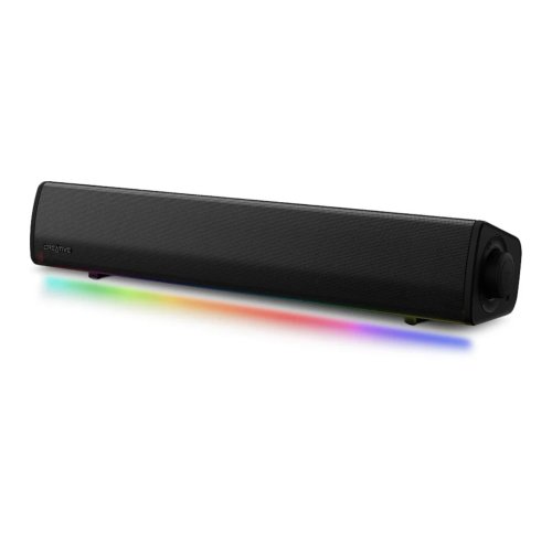 Creative Labs Sound Blaster GS3 Compact RGB Soundbar for Gaming Black thumbnail
