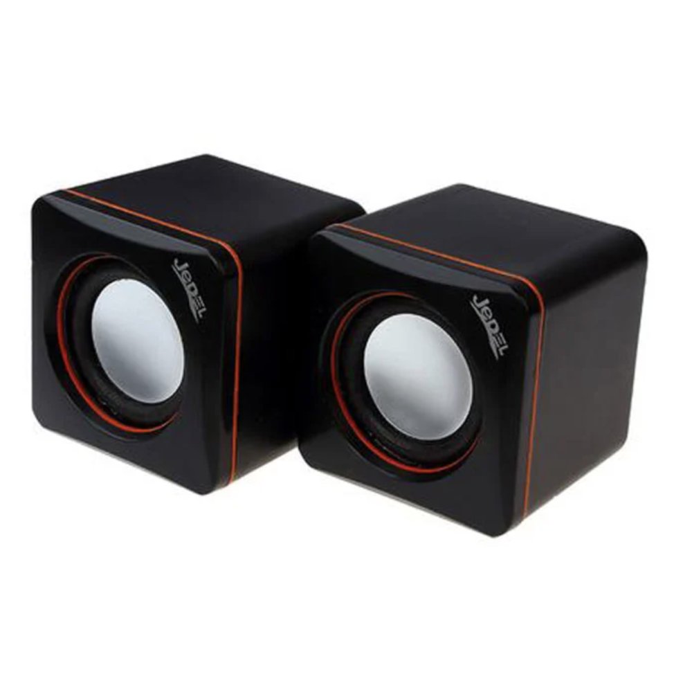 Jedel CK4 Mini Cube Stereo Speakers USB for PC, Laptop, Smartphones 3W RMS