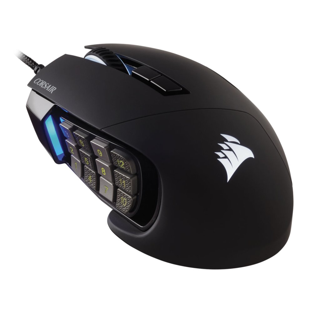 CORSAIR Scimitar Elite Optical MOBA/MMO RGB Gaming Mouse