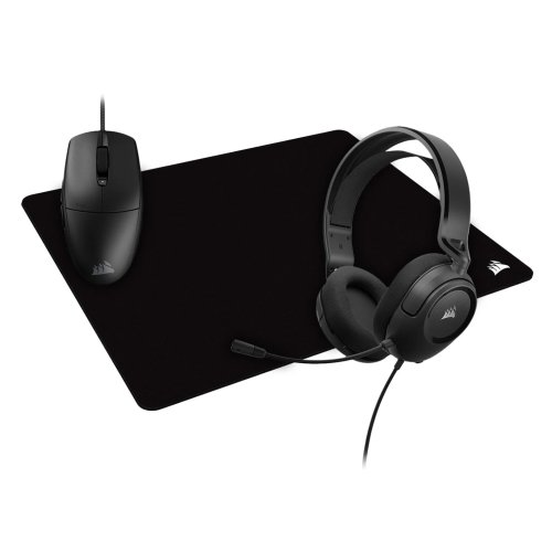 CORSAIR HS35 SURROUND v2 + CORSAIR M55 Lightweight + CORSAIR MM200 PRO XL Mouse Mat Gaming Bundle