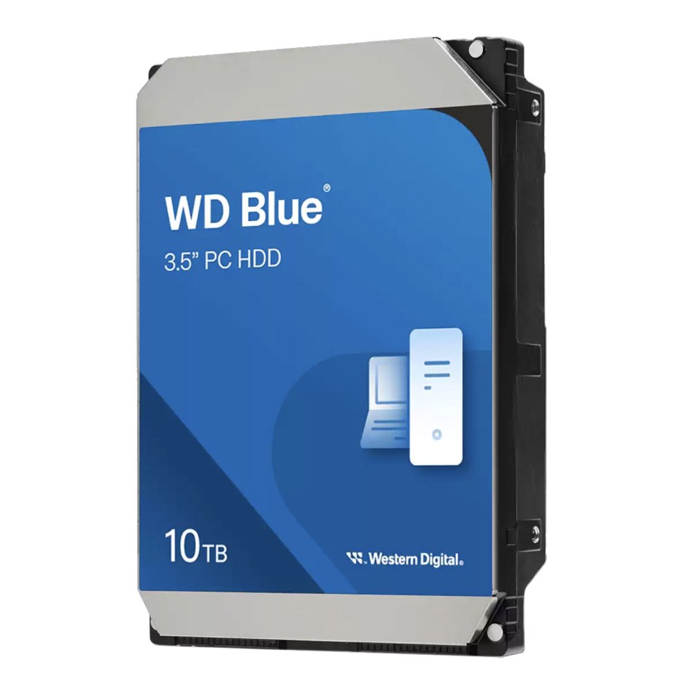 WD 10TB Blue 3.5” SATA HDD/Hard Drive