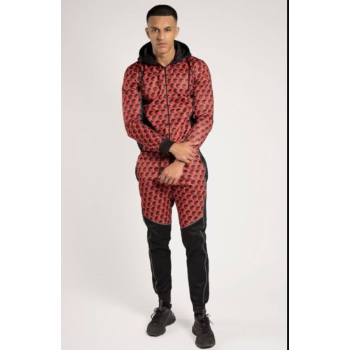 Red Ombre Gradient Coloured Tracksuit