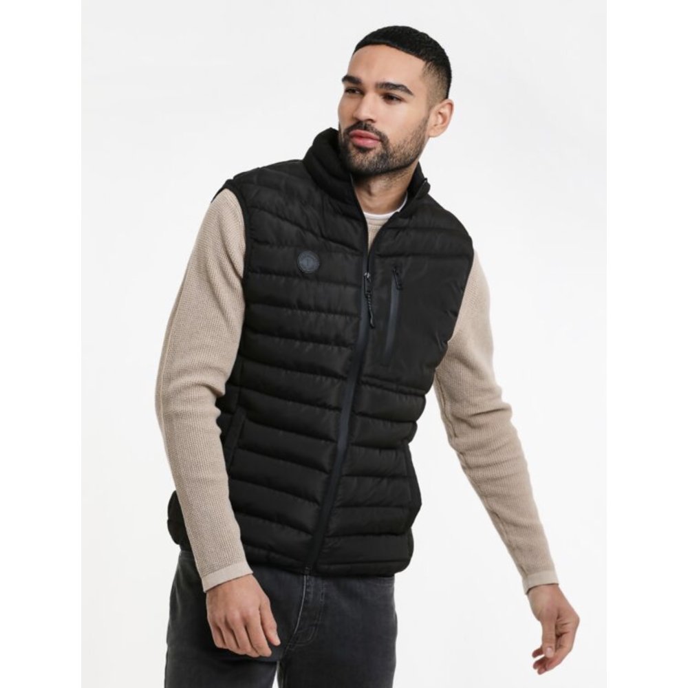 Black Lightweight Padded Gilet