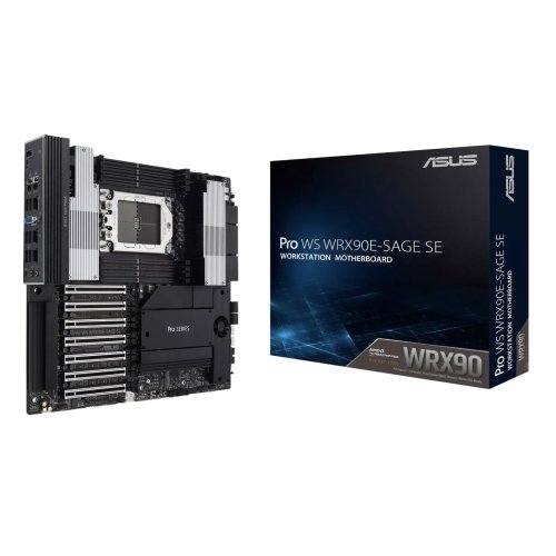 ASUS AMD Threadripper Pro WS WRX90E-SAGE SE PCIe 5.0 eATX Motherboard thumbnail
