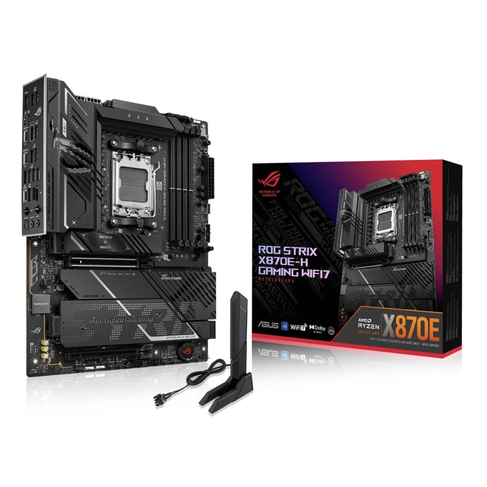 ASUS ROG Strix X870E-H Gaming WIFI7 DDR5 PCIe 5.0 ATX Motherboard