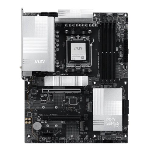 MSI PRO X870E-S EVO Wi-Fi AM5 DDR5 PCIe 5.0 ATX Motherboard