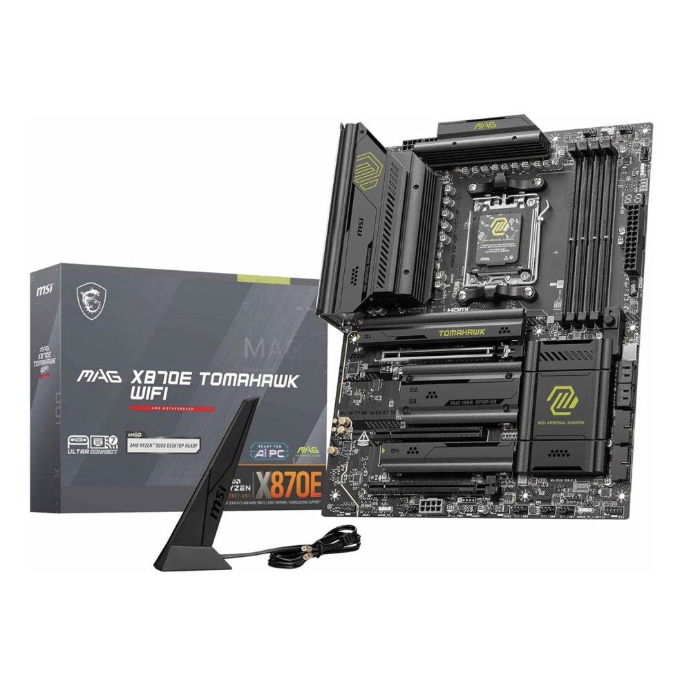 MSI MAG X870E TOMAHAWK MAX WiFi AM5 DDR5 PCIe 5.0 ATX Motherboard