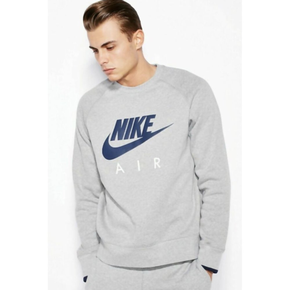 Grey Nike Air Crew Neck Jumper
