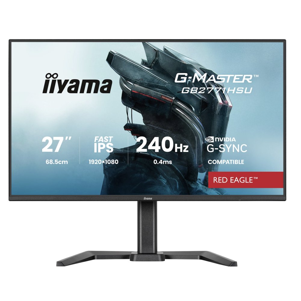 iiyama 27" GB2771HSU-B1 G-Master RED EAGLE Full HD 240Hz Adaptive Sync Fast IPS Gaming Monitor