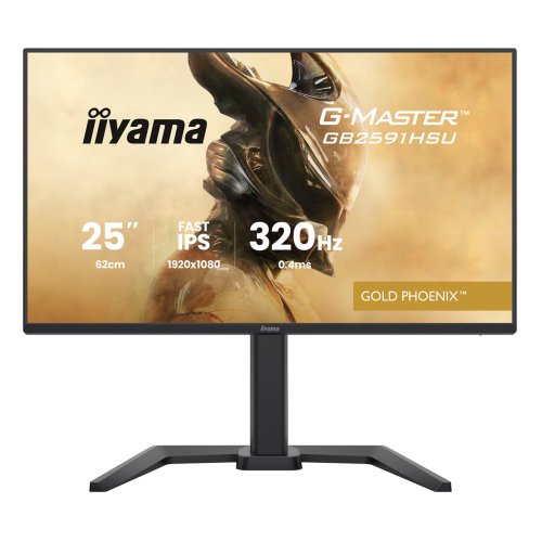 iiyama G-Master GOLD PHOENIX GB2591HSU-B1 25” FHD 320Hz G-Sync Compatible IPS Gaming Monitor