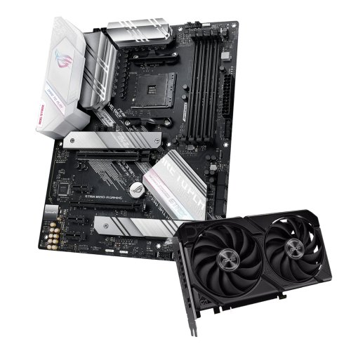 ASUS Radeon RX 9060 XT DUAL 16GB + ASUS ROG STRIX B550-A GAMING Bundle thumbnail