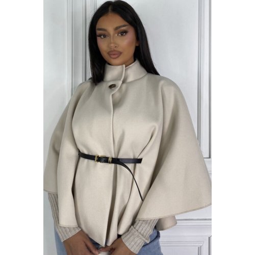 Belted Cape Coat