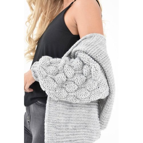 Bubble Sleeve Cardigan thumbnail