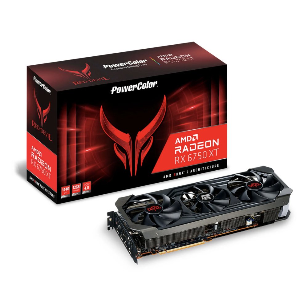 PowerColor AMD Radeon RX 6750 XT Red Devil 12GB Graphics Card