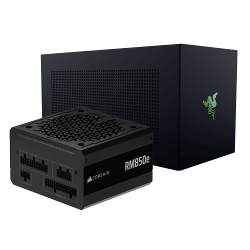 Razer Core X V2 eGPU ThunderBolt 5 Enclosure & CORSAIR RM850e (2025) ATX PSU Bundle (Requires GPU)