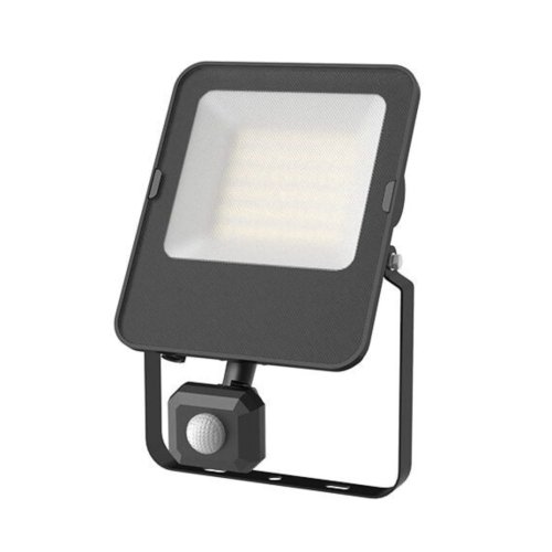 Rother SMD LED Slim Black Floodlight With Sensor 50W thumbnail